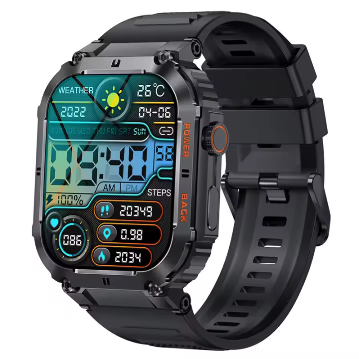 Relojes inteligentes frecuencia cardíaca presión arterial hombre Bluetooth llamadas exterior Correr deporte mujer reloj - 1