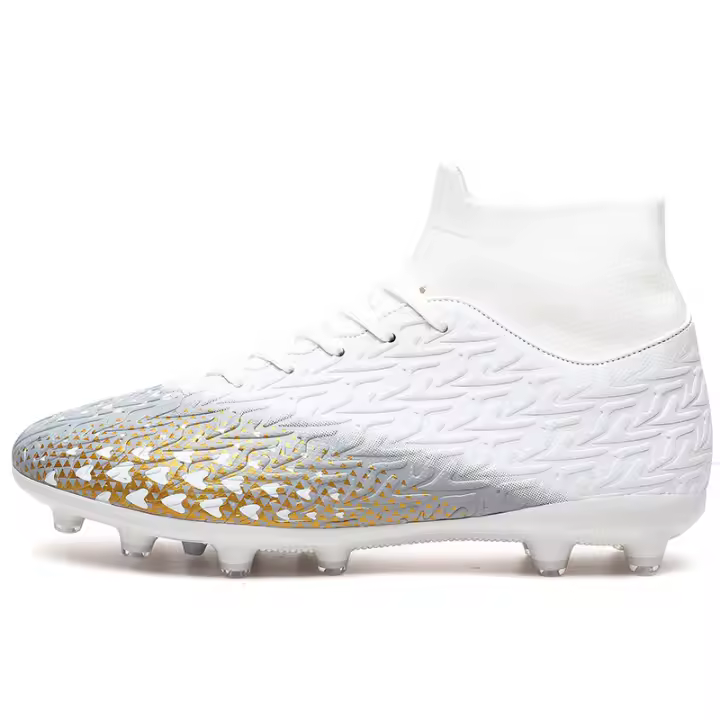 Zapatos de fútbol con cordones para hombre, Zapatillas altas, antideslizantes, tacos de fútbol - 1