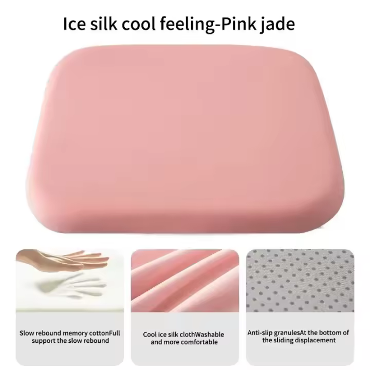 Almohada ergonómica de oficina de algodón con memoria para estudiantes para aliviar las hemorroides - 1