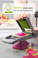 Cortador Multifuncional de Verduras con Cuchilla de Acero Para Batatas Frutas Pulpa de Carne Cortador de Queso Gadgets de Cocina - details 9