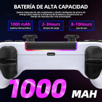 Mando Joystick Compatible con PS5 Mando RGB Control inalámbrico Controlador de Juego para PC/STEAM/ANDROID/IOS/P3/P4 - details 6