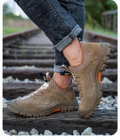 Zapatos de seguridad ANTIPERFORACIONES para hombre, botas transpirables de verano, zapatillas de trabajo antideslizantes con punta de acero - details 10