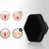 Cepillo exfoliante de silicona para barba, cepillo exfoliante para vello facial, limpieza profunda, destapa los poros y favorece el crecimiento del cabello, accesorio de baño y ducha de tacto suave para hombres - details 1