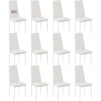 Sillas de Comedor Juego de 4 Sillas de Metal para Cocina, Silla de Mesa Comoda Silla con Asiento Tapizado, Negro - details 163