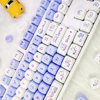 Keycap MOA altura PBT Material sublimación Keycap linda personalidad personalizada pequeño conjunto completo adecuado para eje cruzado 98 teclas（Teclado no incluido) - details 8