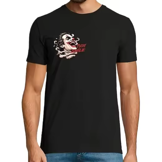Just Smile,Camiseta de Pádel Divertido, ropa para exteriores - 1