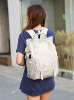 Bolsa de pañales,Mochila portabebés,Bolsa impermeable de almacenamiento,Bolsa de maternidad para viajes al aire libre,Productos para bebés,2 capas,Mochila de nylon gris - details 20