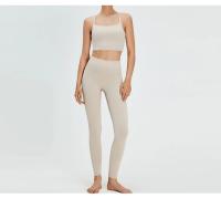 Leggings sin costuras para mujer, pantalones de Yoga elásticos de cintura alta para entrenamiento físico, mallas deportivas para mujer, ropa de gimnasio, pantalones deportivos informales - details 10