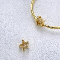 Cuentas de plata de ley 925 con estrellas misteriosas, Luna y flecha de Cupido, aptas para hacer pulseras originales, cuentas, regalo de joyería para mujer - details 4