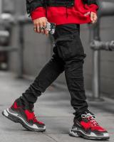 Nuevos pantalones vaqueros para hombre, pantalones vaqueros lavados de Color sólido con múltiples bolsillos, pantalones vaqueros Cargo de cintura media, pantalones casuales de moda de talla grande, ropa diaria para hombre - details 9