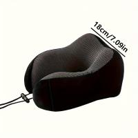 Almohada Ergonómica de Espuma Viscoelástica en Forma de U - Recuperación Lenta, Soporte Cómodo para el Cuello para Viajes y RV - Elegante y Suave - details 11