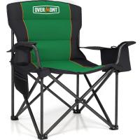 Silla de Camping Plegable - Grande Silla de Pesca Portátil con Reposabrazos Portabebidas - para Acampada Jardín Playa Pesca - hasta 204 kg - details 0