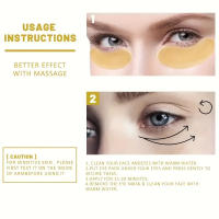 Máscara de Ojos de Colágeno Dorado 24K Anti-Ojeras, Hidratante, Anti-Arrugas - details 3