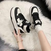 Zapatos de suela gruesa para mujer, zapatillas deportivas vulcanizadas de terciopelo con plataforma, de alta calidad, informales, invierno, 2024 - details 5