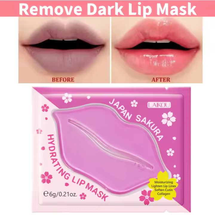 Bálsamo labial oscuro para eliminar la melanina, mascarilla iluminadora, aceite brillante, exfoliante, hidratante limpio, cuidado coreano, maquillaje, productos de belleza y salud - 1