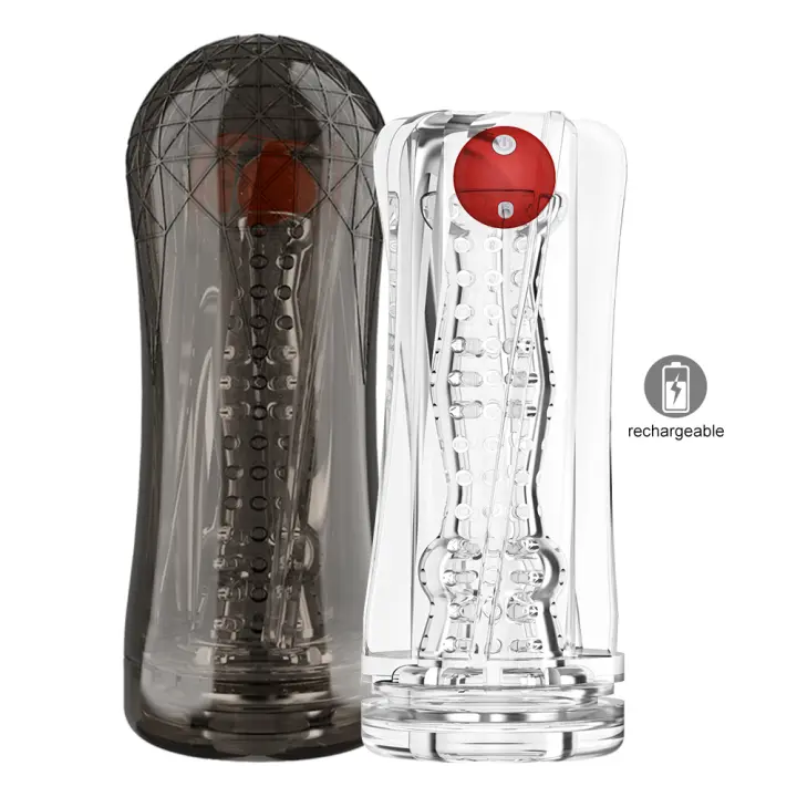 Copa Automática para Masaje Personal Silicona Transparente, Estimulación Fuerte, Juguete para Adultos para Noches Sensuales - 1