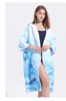 Poncho con Capucha de Secado Rápido Toalla de Natación Absorbente para Adultos Estilo de Cremallera - details 27