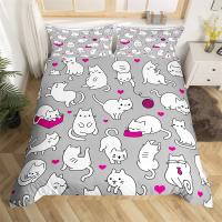 Juego de Ropa de Cama con Elefante y Flores para Bebé Animal de Dibujos Animados Lindo Cubierta de Edredón de Giraffe para Niñas y Niños - details 19