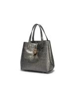 Bolso Bandolera Para Mujer CH Embossed Con Diseño De Impresión De Letras Gran Capacidad Elegante Temperamento Bolso De Mano Casual - details 8
