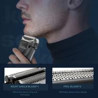 Afeitadora Eléctrica Recargable Barba de Papel Húmedo/Seco, Pantalla LED, Afeitadora de Belleza para Hombres con Recortador Pop-up - details 4