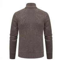Chaqueta gruesa para hombre, cárdigan de punto con cuello levantado, cálido, para otoño e invierno - details 15