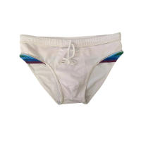 Jessborn calzoncillos de baño para hombre, bañador sexy a la moda con rayas de arcoíris, pantalones cortos de natación de cintura baja, traje de baño de entrenamiento de playa de primavera caliente - details 16