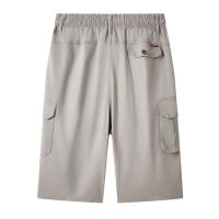 Pantalones Cortos de Algodón Puro para Hombres CHAIFENKO Ligeros, Múltiples Bolsillos, Ajuste Regular, Moda de Verano para Exteriores - details 8