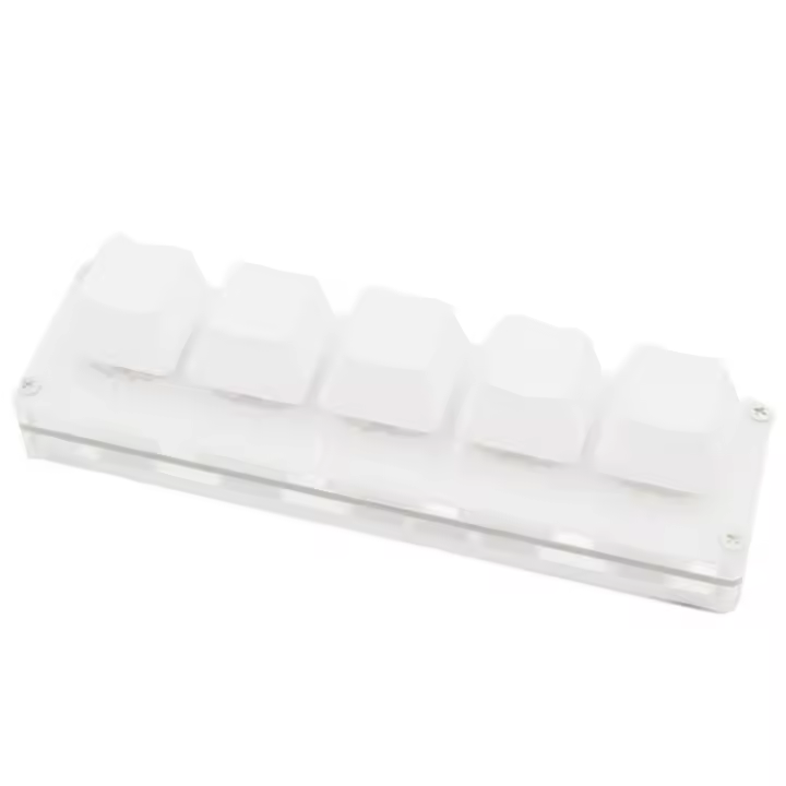 Ropad ro-Teclado mecánico para videojuegos, periférico personalizado, interruptor rojo, 5 teclas para Photoshop - 1