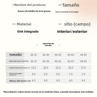 Agujero zapatos de las mujeres usan nuevas zapatillas de sala de operaciones de enfermera antideslizantes de suela gruesa que aumentan en verano - details 4