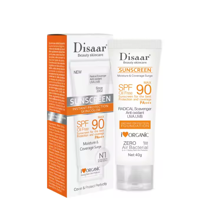Protección UV SPF90 Crema de Protección Solar Impermeable para Cuerpo y Cara - 1