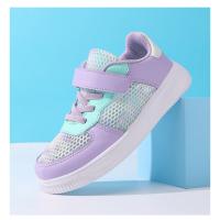Moda verano niños zapatos casuales suaves lindas niñas rosa púrpura luz gruesa zapatillas de deporte de malla de aire chico princesa Net calzado deportivo - details 17