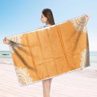 Toallas de playa de microfibra, toalla absorbente súper suave para nadar de secado rápido para natación, deportes, playa, Camping, gimnasio, - details 2