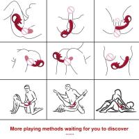 Leten-vibradores realistas para la salud Vaginal, consolador con 10 vibraciones con lengua para lamer el clítoris, estimulador del punto G, Juguetes sexuales eróticos para adultos - details 6