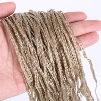 24 hebras/lote de extensiones de cabello con trenzas Zizi senegalesas largas, trenzas en caja de color marrón, pelo trenzado de ganchillo sintético gris - details 12