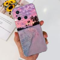 Fundas de silicona transparente para Xiaomi Redmi 12c, patrón de moda, pintura al óleo, funda de teléfono, Redmi 12c, 12 c, redmi12c - details 22