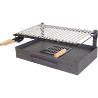 Cajón para Barbacoa con Parrilla de INOX, 68 x 40 x 26 cm - details 4