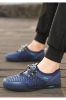 Traceway zapatos de los hombres de verano de la moda versátil antideslizante transpirable ligero zapatos de los hombres de gran tamaño 48 malla hueco 47 zapatos casuales - details 8