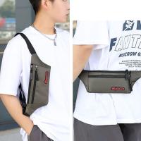 Riñonera multifuncional para hombre, cinturón resistente al agua de gran capacidad, tela Oxford, antirrobo, bolsa deportiva para teléfono móvil, bolsa de viaje - details 2