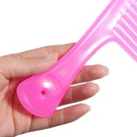 Peine de dientes anchos grandes para peluquería, peine alisador antiestático, cepillo de estilismo para teñir, herramienta de estilismo, peine de cabeza de aceite portátil - details 5