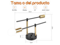 Lámpara Colgante LED Retro Chandelier E27 para Decoración del Hogar y Cocina Luz Interior Montado en Superficie Material Metal Estilo Art Deco - details 7