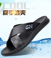 Zapatillas de Moda para Hombres en Verano Suela Suave de Lujo con Luz Diseño de Tiraje Exterior Personalizable Tendencia de Sandalias de Playa - details 1