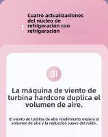 Ventilador de cuello de refrigeración sin aspas Kulomie, ventilador de cuello sin aspas de carga USB perezoso portátil - details 6