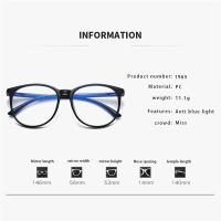 Gafas de Protección de Luz Azul Transparentes Montura Redonda Estilo Coreano de Moda - details 21