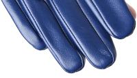 Guantes de piel de oveja para mujer, manoplas cortas de terciopelo fino para pantalla táctil, de cuero, de buena calidad, para invierno, 2226 - details 45