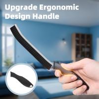 Cepillo de Limpieza de Ranuras de Cerdas Duro Herramienta de Limpieza Delgada para Fugas, Cocina, Baño 3 Pcs - details 3