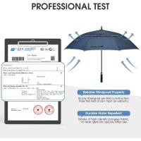 Paraguas de golf con apertura automática, paraguas impermeables a prueba de viento con techo doble extra grande de gran tamaño - details 55