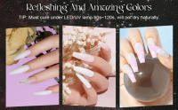 ROSALIND-Kit de esmalte de Gel para uñas, semipermanente UV Led, serie rosa, 7ml - details 51