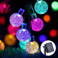 Guirnalda de luces solares para exteriores, 12M, 100 LED, impermeables, 8 modos, para interior y exterior, para jardín, Patio, fiesta - details 3