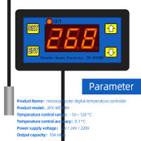 Controlador de temperatura ZFX-W1308H microordenador, termostato inteligente, controlador de tiempo, electrónico ajustable-55 ~ 120 ℃, 40% de descuento - details 5