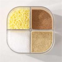 Dispensador de plástico 4 en 1, recipiente con tapa sellada, mezclador de condimentos, caja de especias VIE y cocina para acampar - details 3